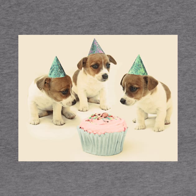 Vintage Puppy Birthday Card by micklyn